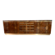 1970s sideboard in walnut burl