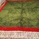 Moroccan Berber rug in green and red 300x200 cm – handmade rug