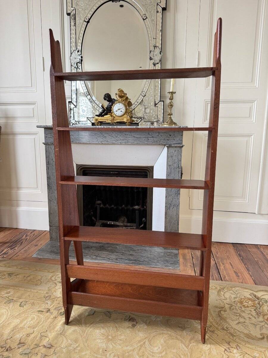1950s Pierre Cruège Mahogany Bookcase - 20th Century