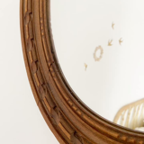 Louis XVI style oval knot mirror