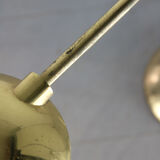 Vintage golden arc table lamp from meblo, 80s