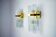 Pair of wall lights from Sciolari for Lightolier, Italy, 1970