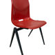 Chaise galvanitas vintage avec pieds compas