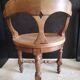 Fauteuil tournant sur billes Duverneuil Louis Philippe