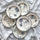 6 “Oxford” ironstone soup plates from Choisy le Roi