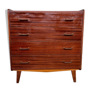 Commode en teck pieds - compas