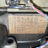 Old Ericsson wall telephone in black bakelite