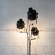 Floor lamp three lights by Luci Milano Anni '70