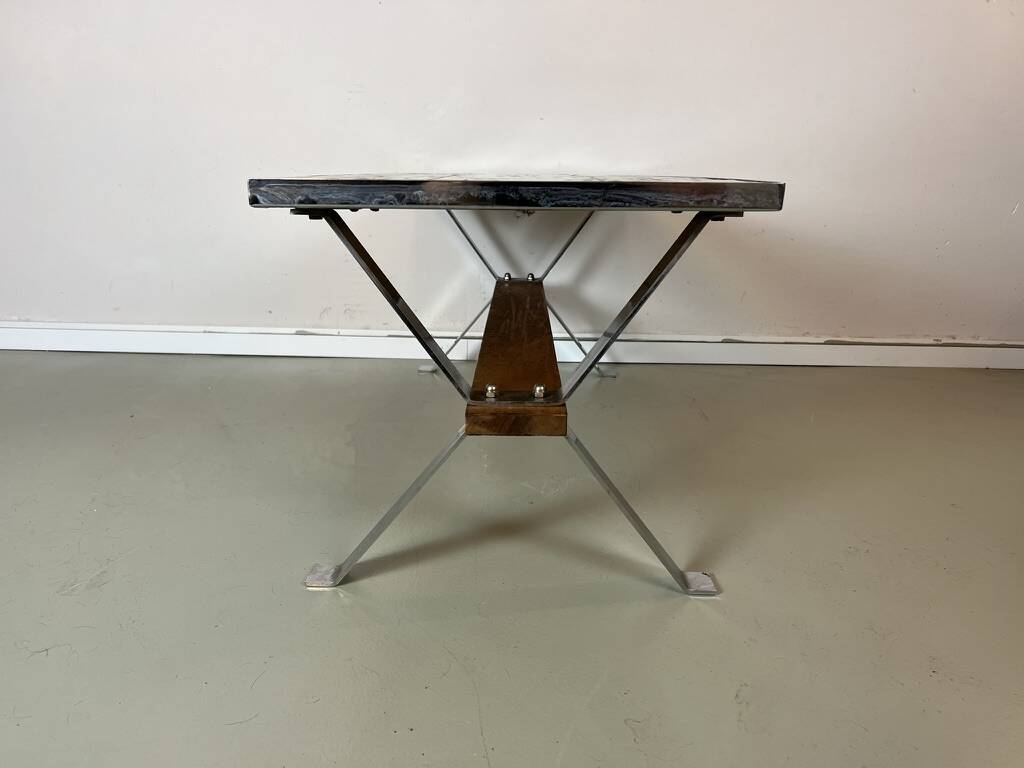 Vintage 1970s coffee table in ceramic, tiles, retro, mid-century