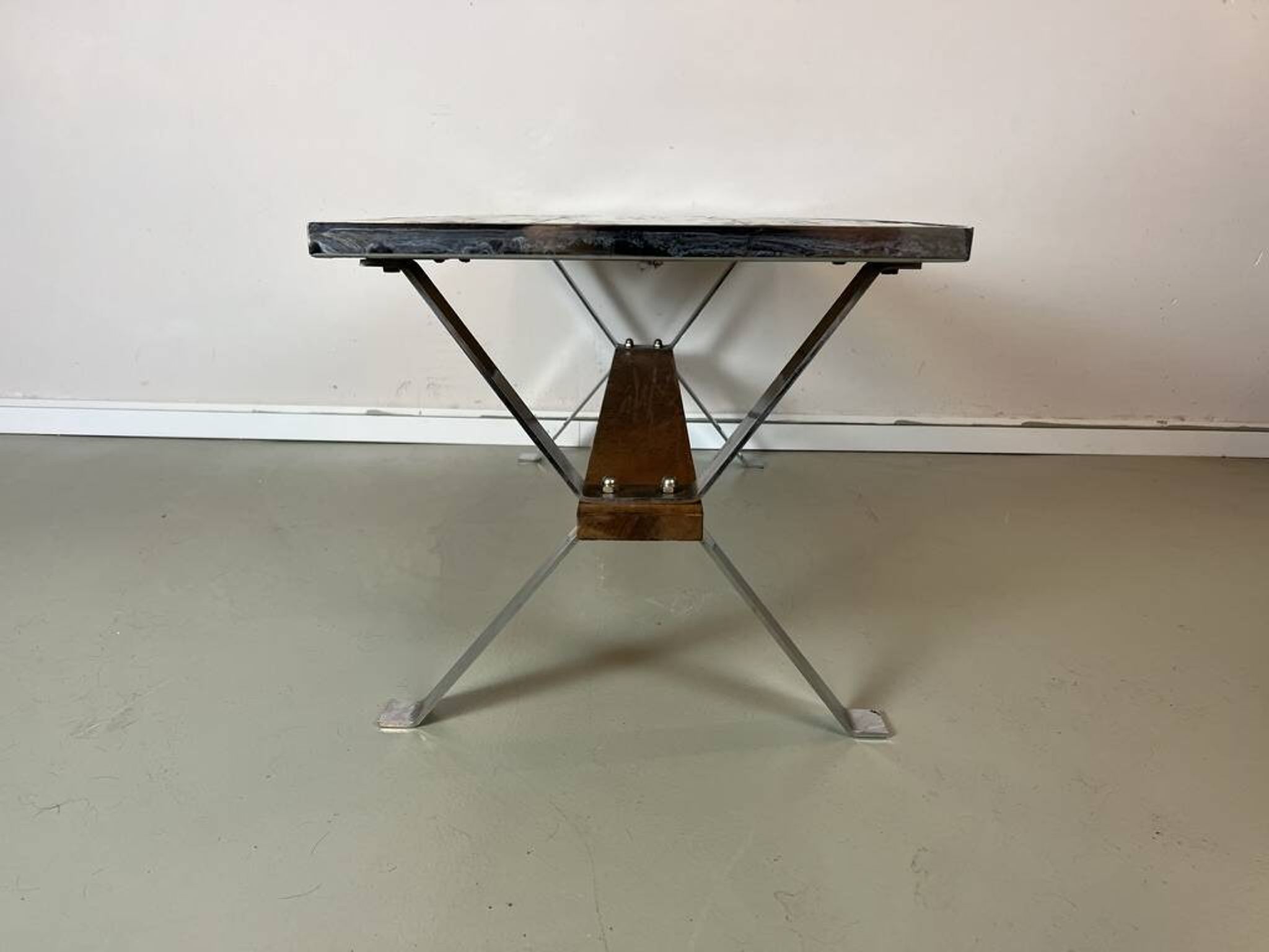 Vintage 1970s coffee table in ceramic, tiles, retro, mid-century