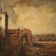Italian seascape painting oil on canvas
