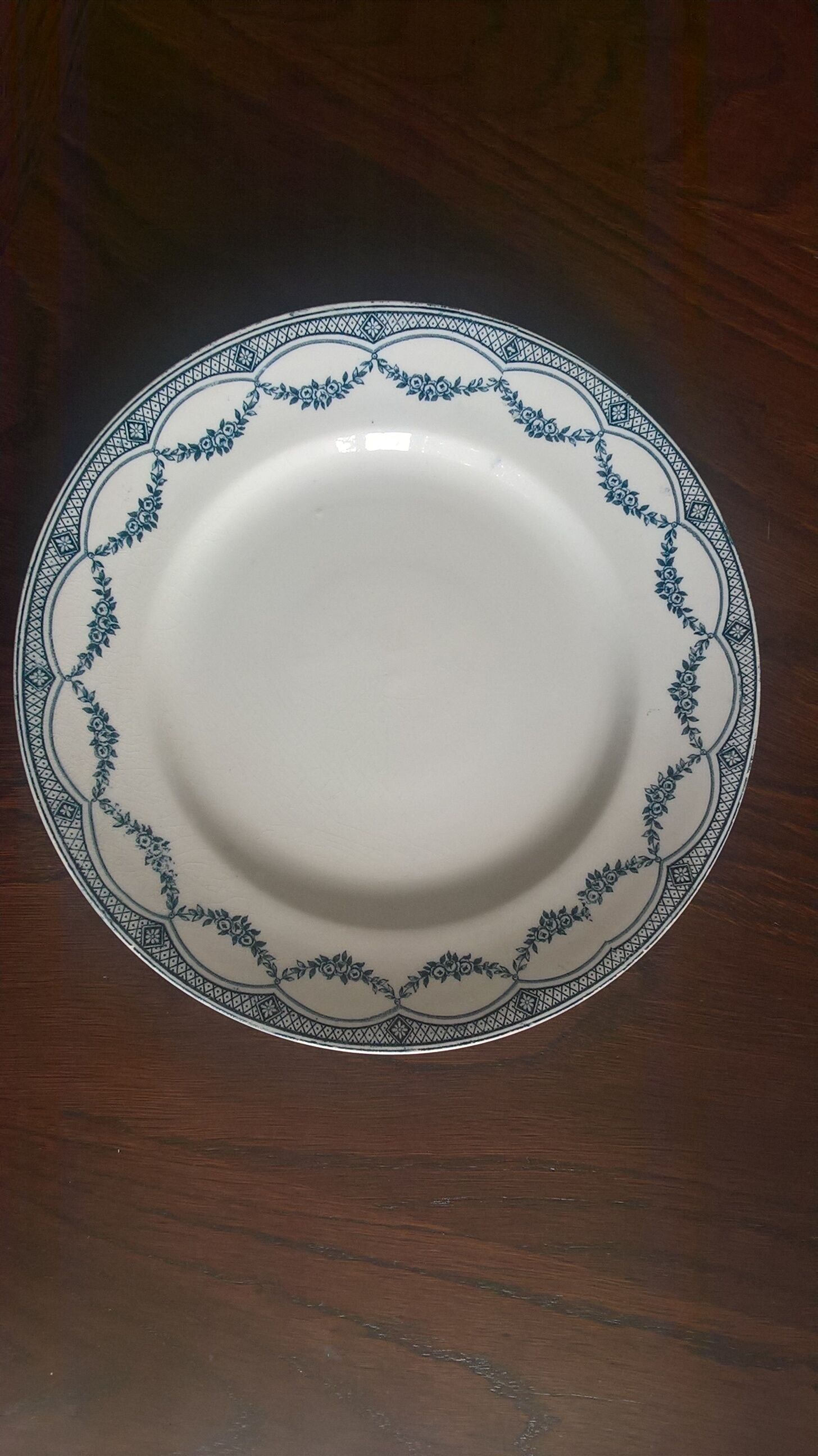 2 flat plates Salins "Little Trianon"