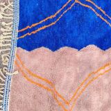 Handmade Beni Ouraine wool rug