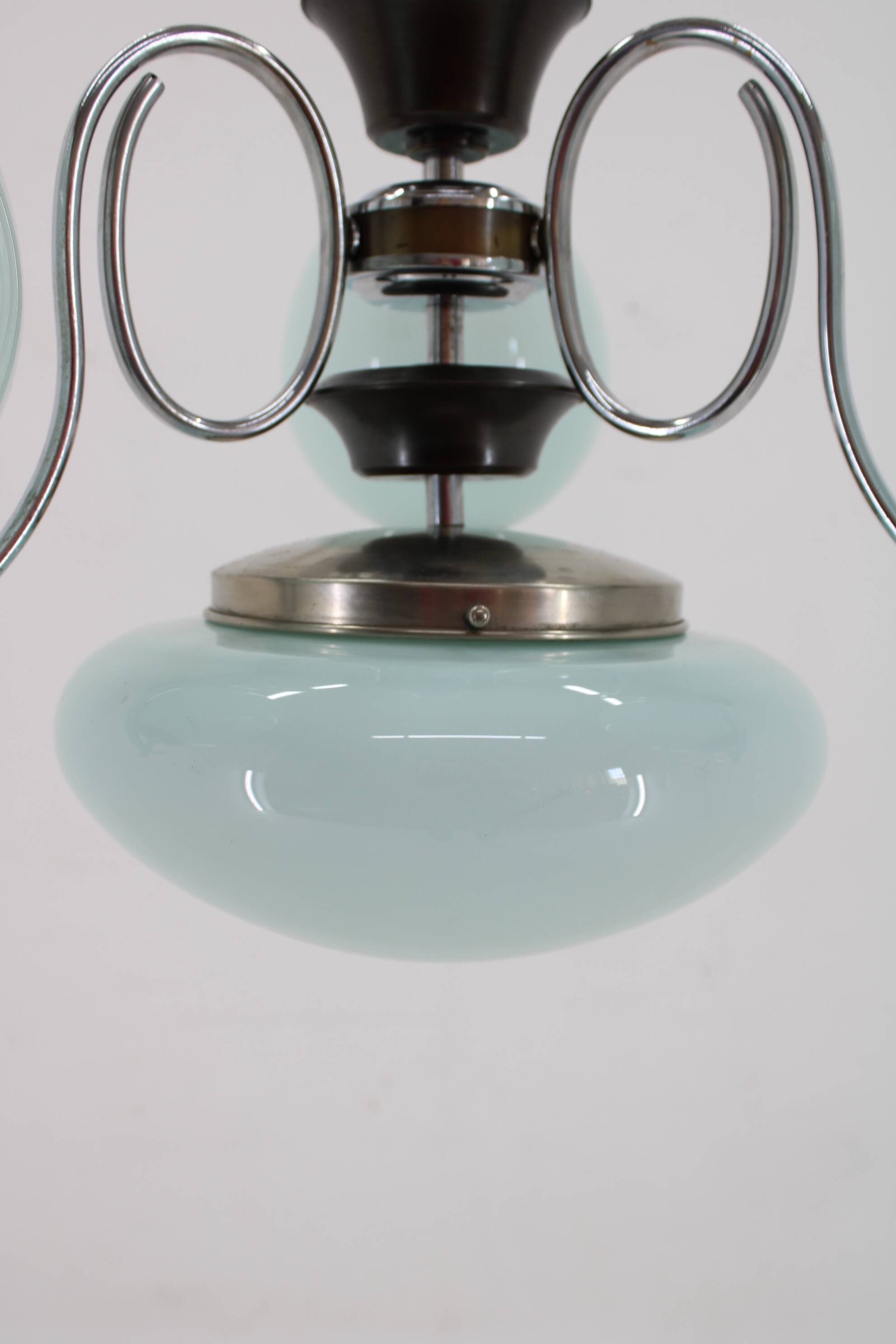 1930s Art Deco Chandelier ,Czechoslovakia