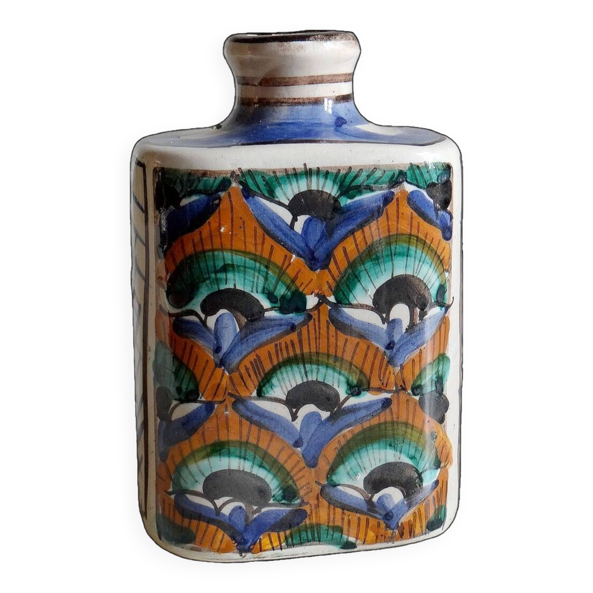 Flacon/flasque céramique artisanale