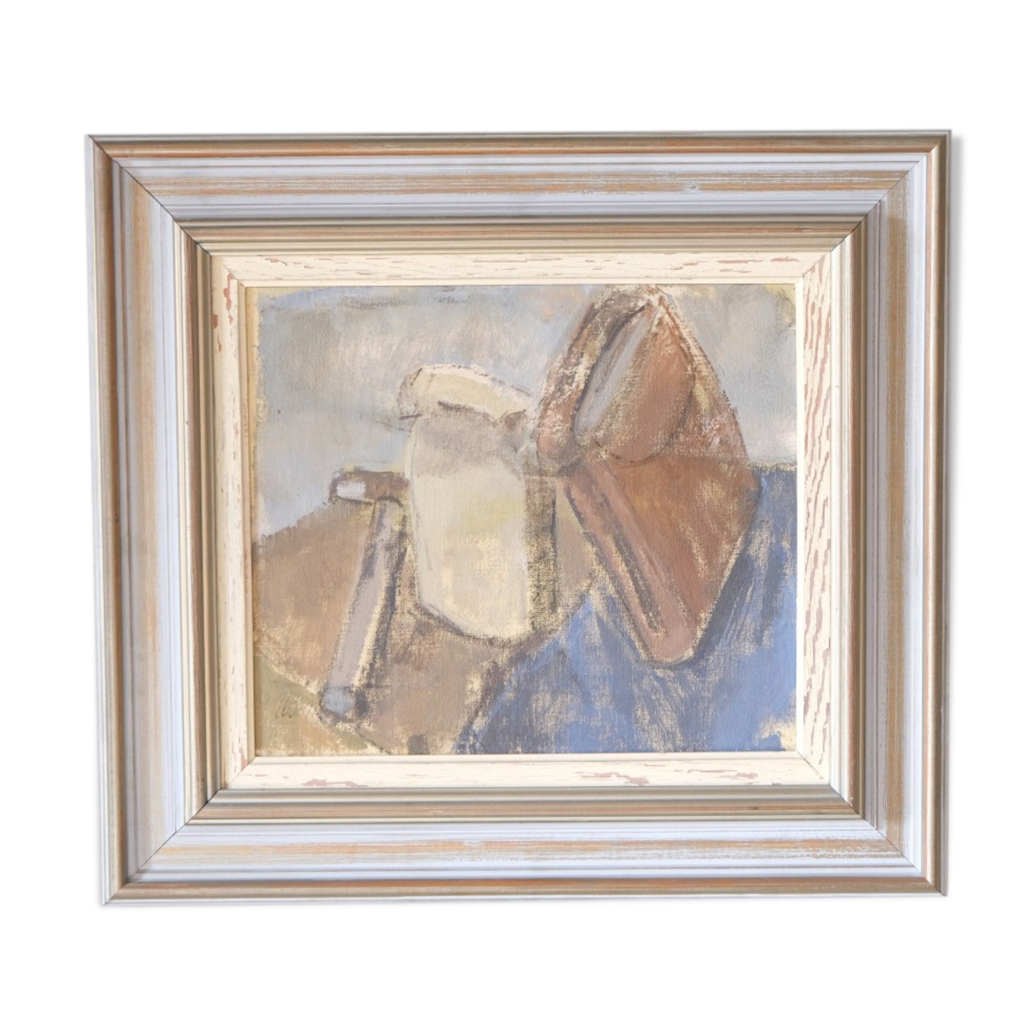 Ulla Borgström, Swedish Modern Painting, 1960s, Oil on Canvas, Framed