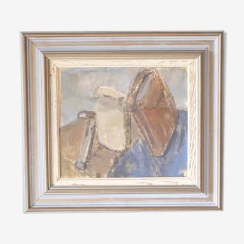 Ulla Borgström, Swedish Modern Painting, 1960s, Oil on Canvas, Framed