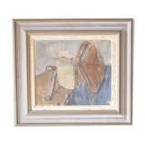 Ulla Borgström, Swedish Modern Painting, 1960s, Oil on Canvas, Framed