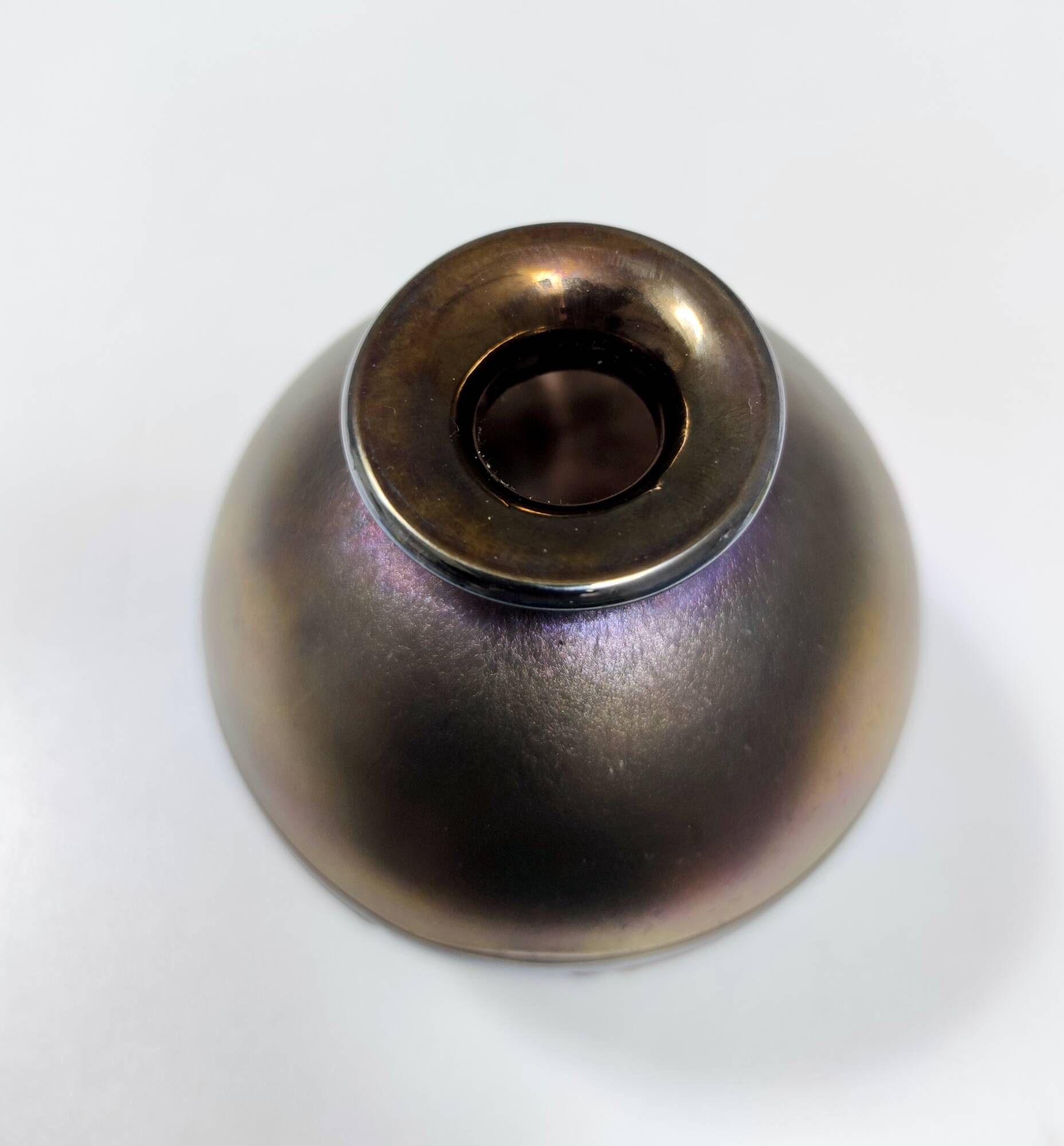 Opalescent Mdina Glass Vase from Malta