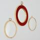 Lot de 3 miroirs bombés / convexe / oeil de sorcière artilux vintage 1960s
