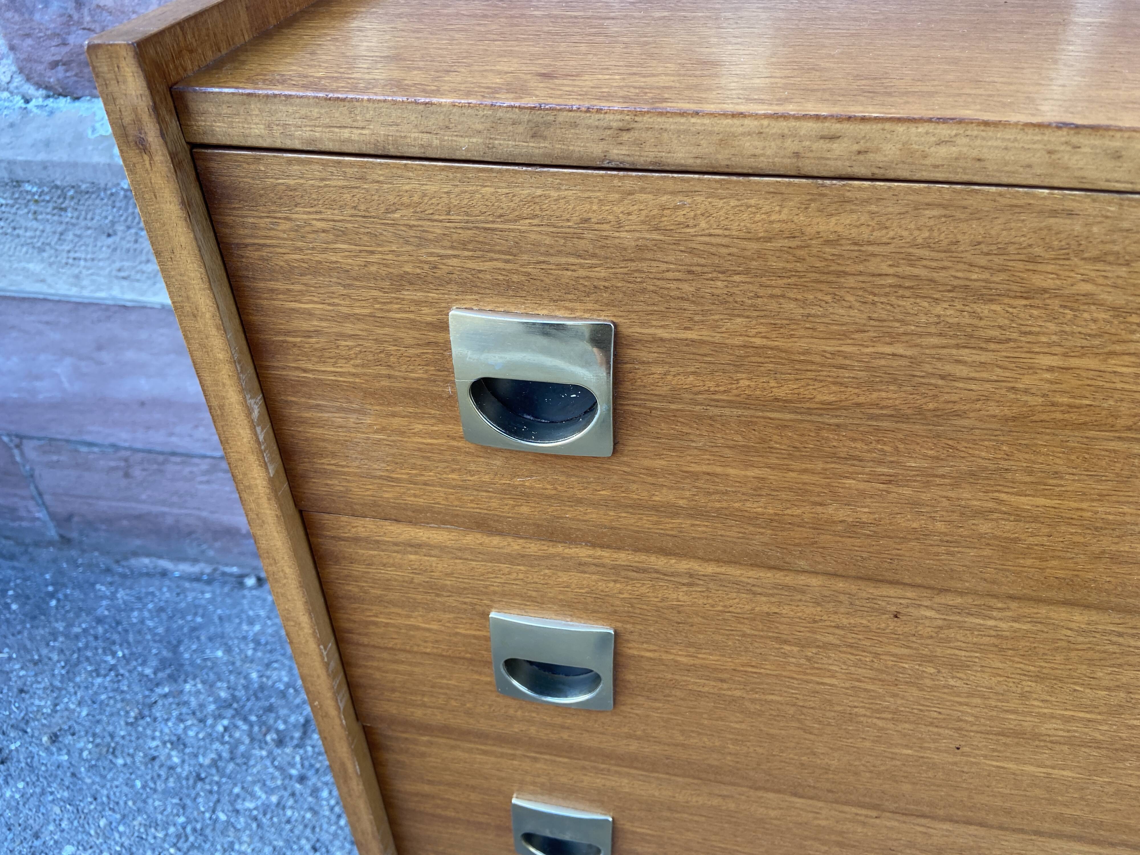 Vintage wooden chest of drawers 1960/1970