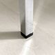 Vintage 1970s white formica extending table