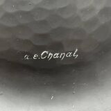 Repoussé Pewter Dish Alice & Eugène Chanal 1900/1925