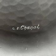Repoussé Pewter Dish Alice & Eugène Chanal 1900/1925