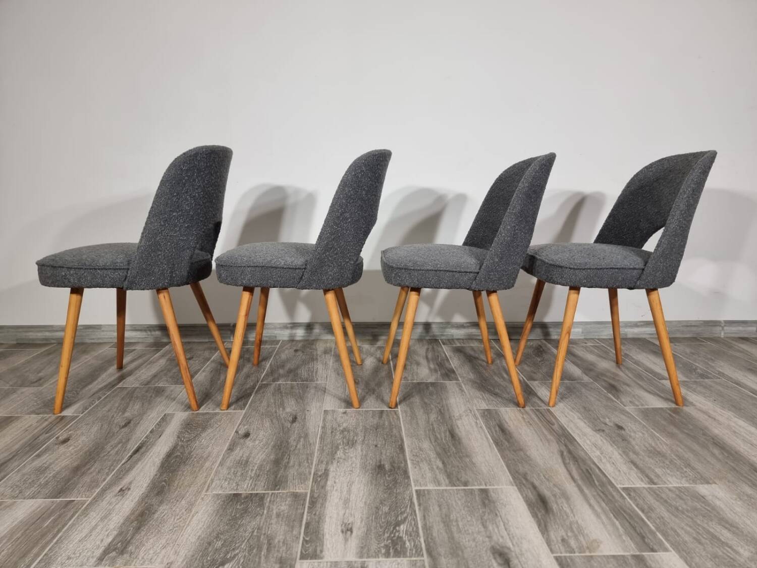 Dining Chairs by Oswald Haerdtl for Ton, 1950s, Set of 4