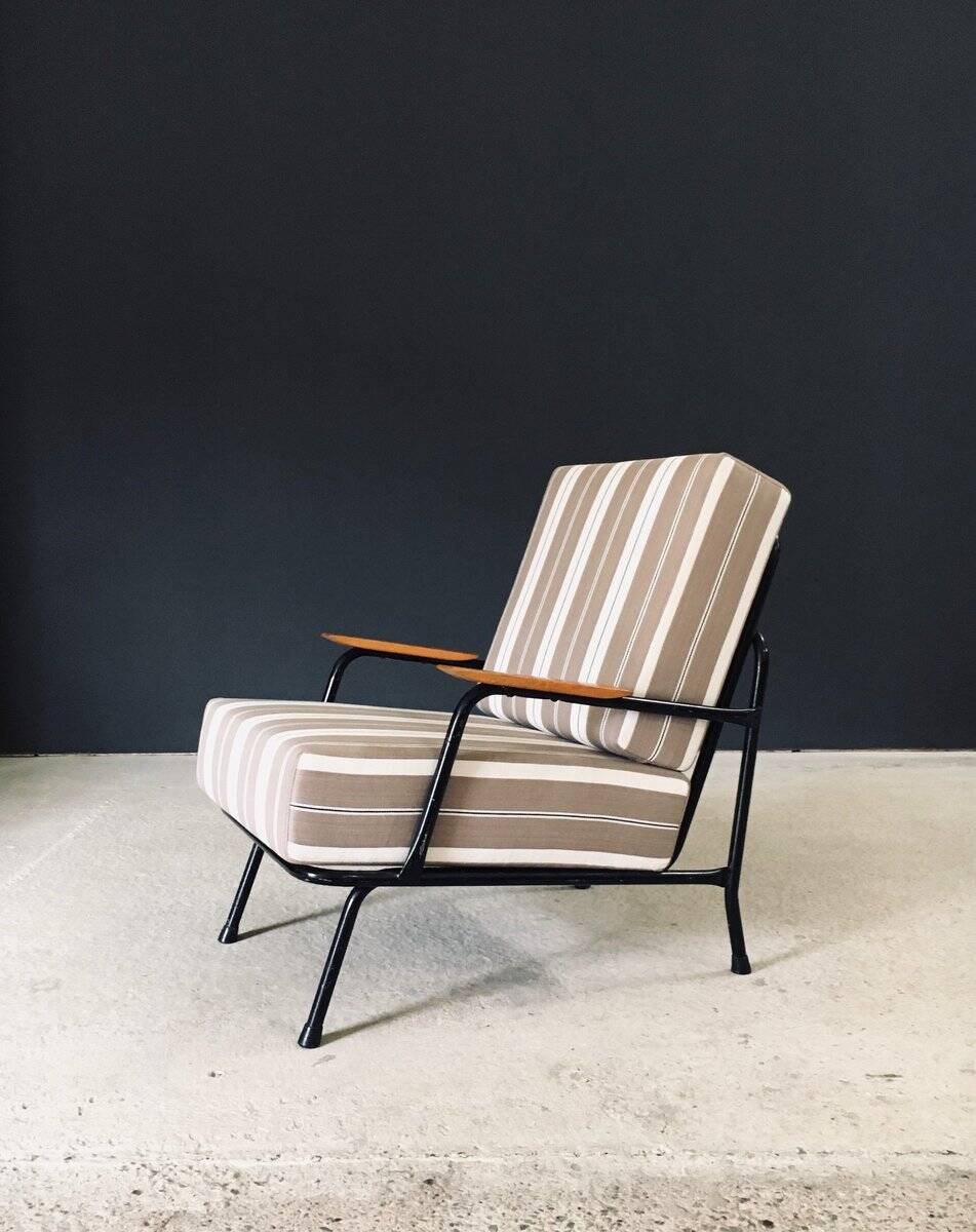 Mid-Century Modern Lounge Chair, France, 1950s
