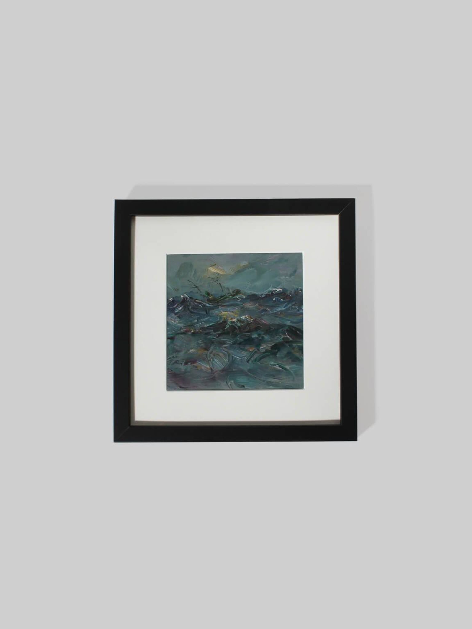 Oil Painting "The Dark Sea", 1960s, Latvia