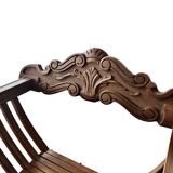 Italian wooden folding chair 1970