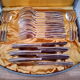 24-piece vintage silver-plated housewife 100 Bader Tafelbestecke Pforzheim