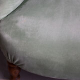 Toad silk velvet armchair