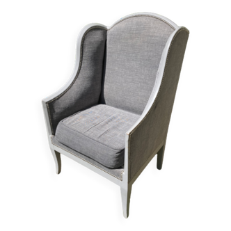 Vintage eared armchair