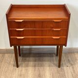Scandinavian teak commode from the 1960s, Denmark.