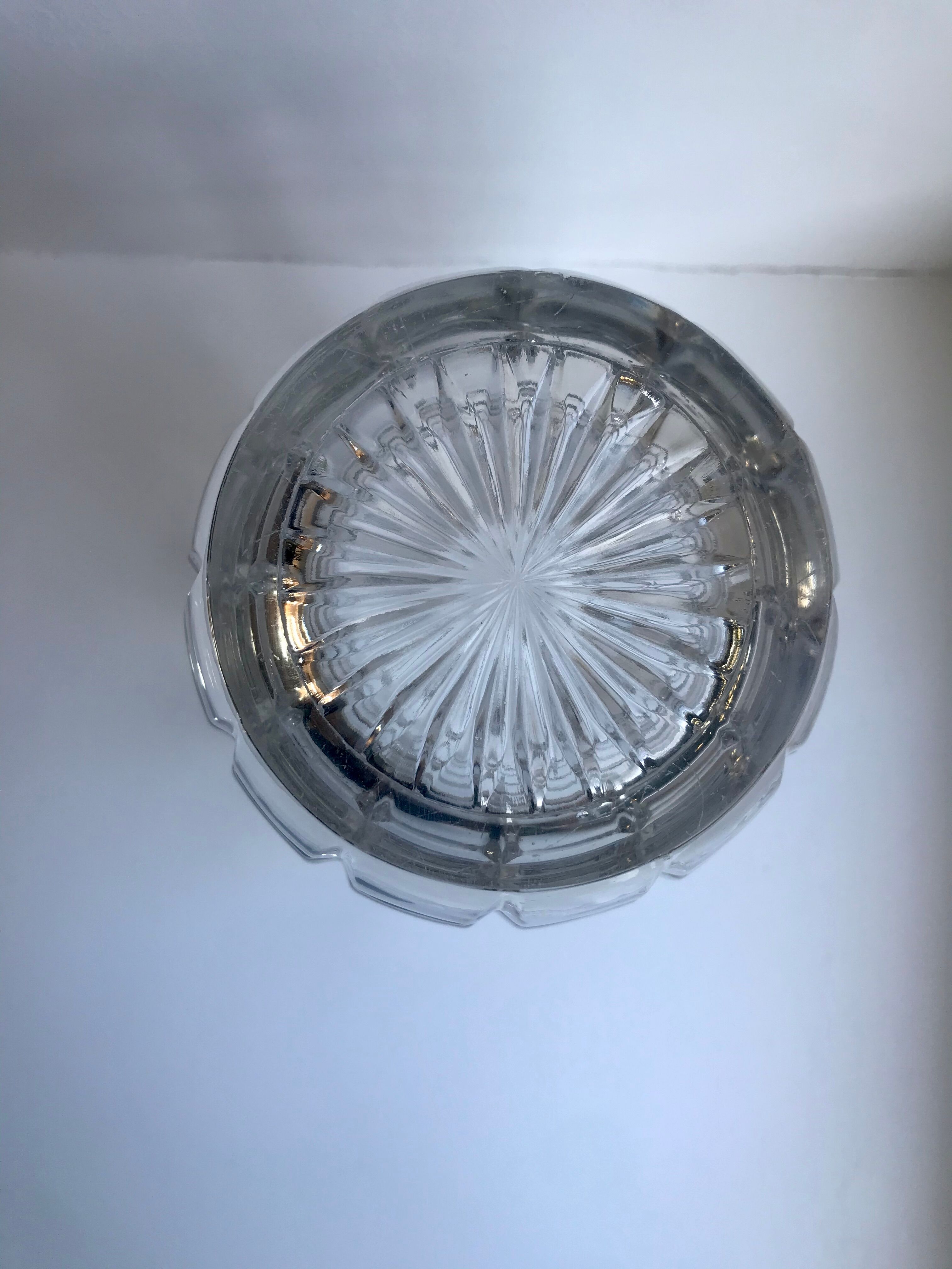 Crystal vase art deco style 30s