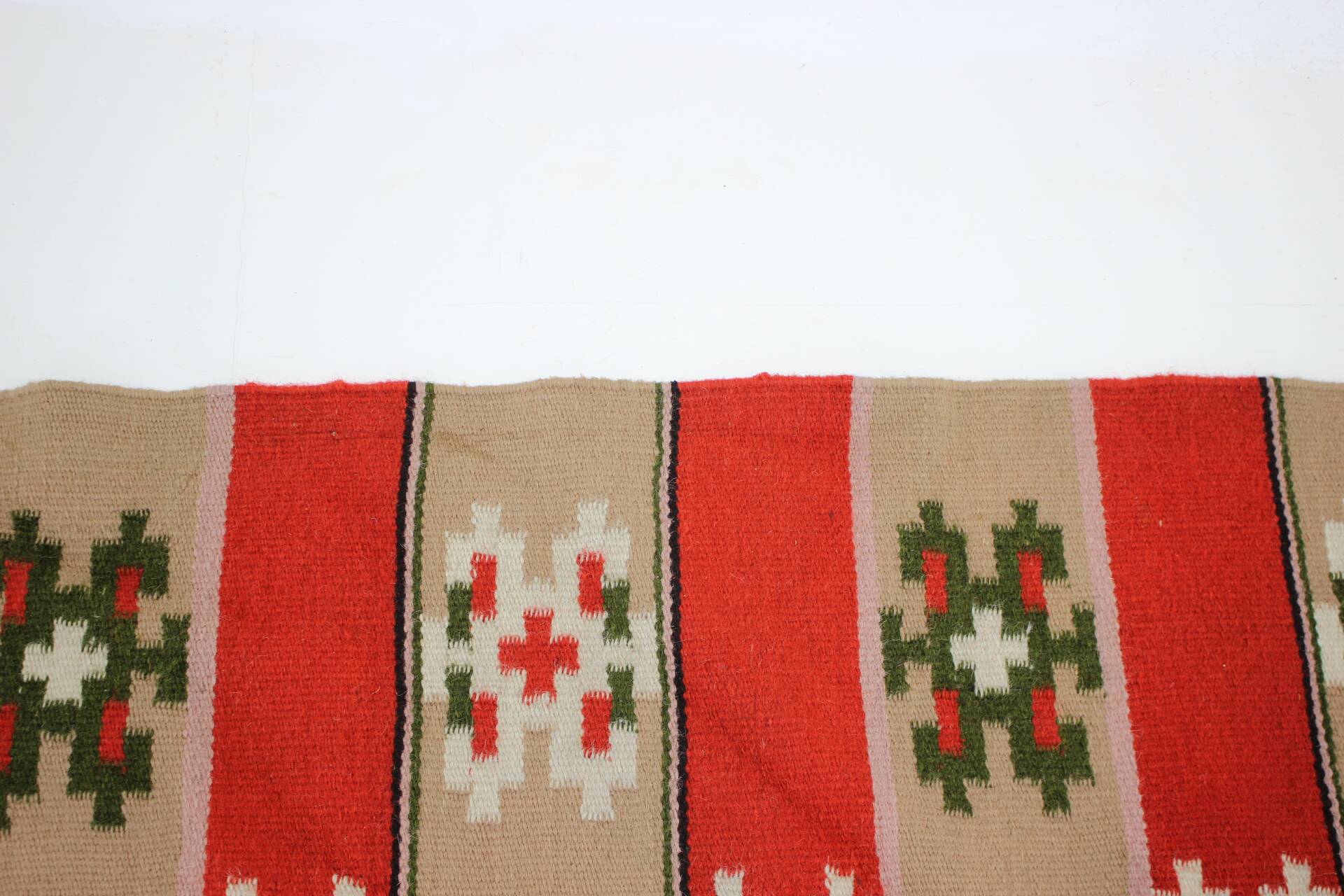 1940s Wool Rug/Carpet, Czechoslovakia