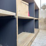 Double-sided counter with XL oak compartments