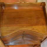 Blond mahogany bedside table