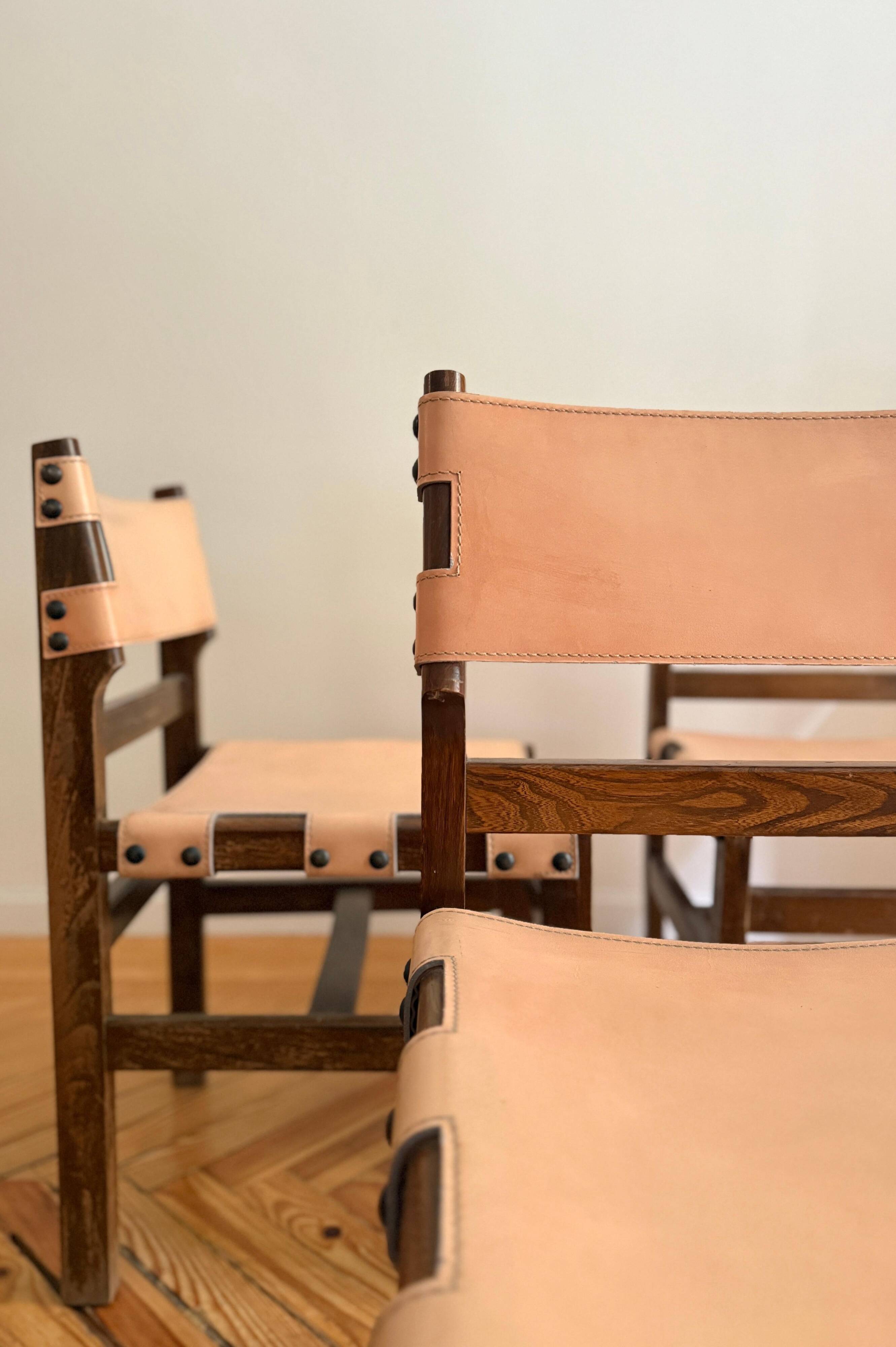Chairs by Pierre Chapo for Maison Regain