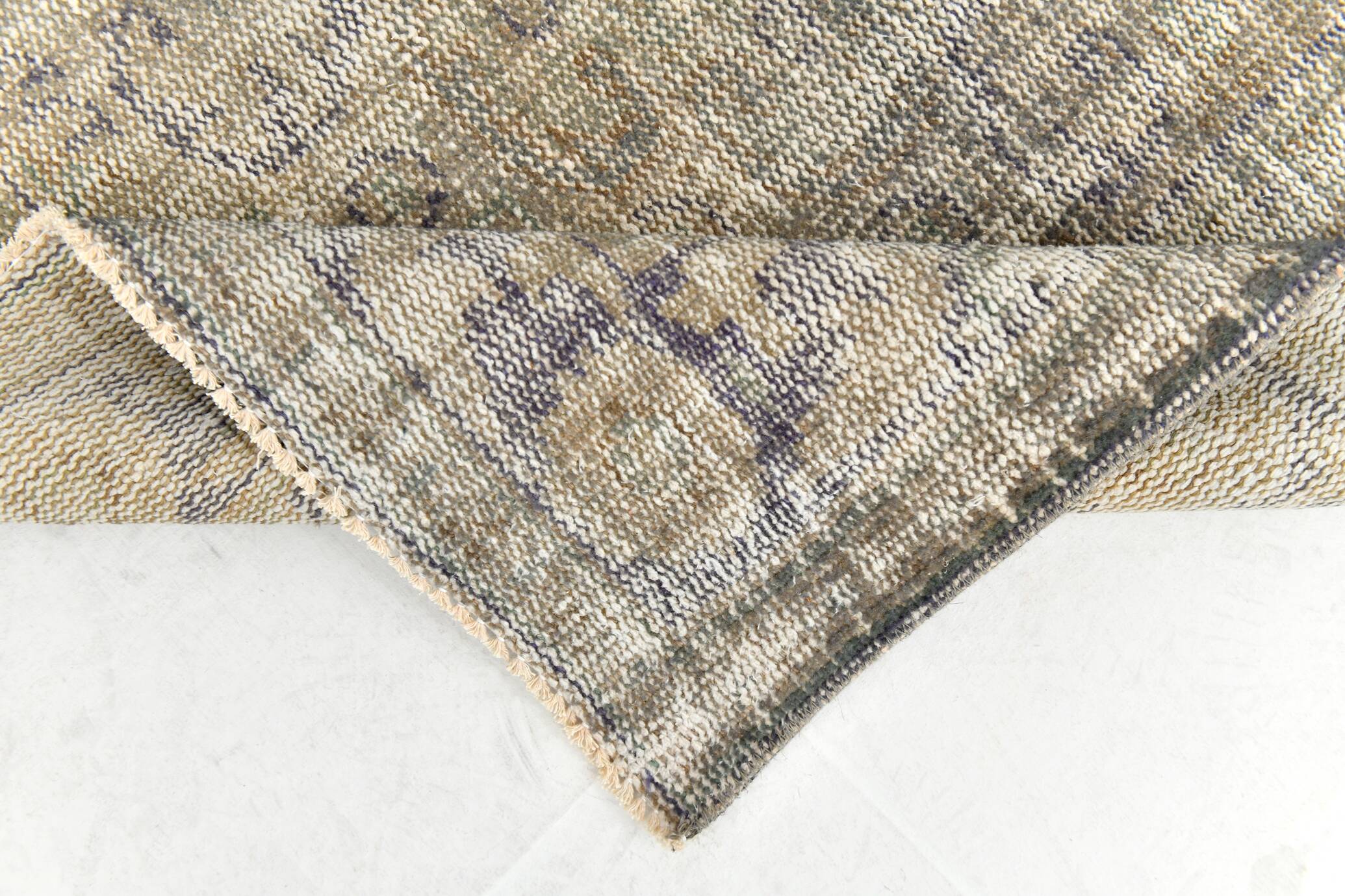 Gray vintage turkish carpet, Distressed vintage large carpet gray