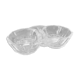 Salière poivrière en verre