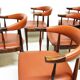 Eight Danish Cow Horn "Model 12" Chairs in Rosewood by Johannes Andersen