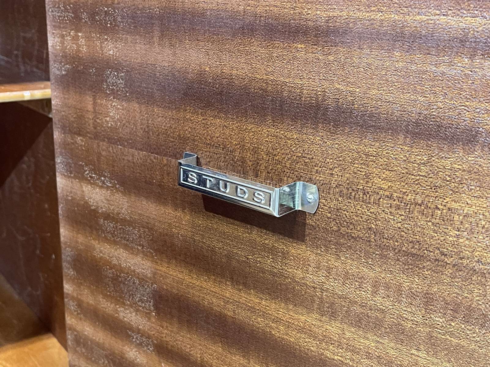 English student wardrobe made of walnut from the 1930s