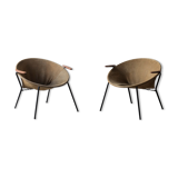 Balloon armchairs by Hans Olsen for Lea design 1960