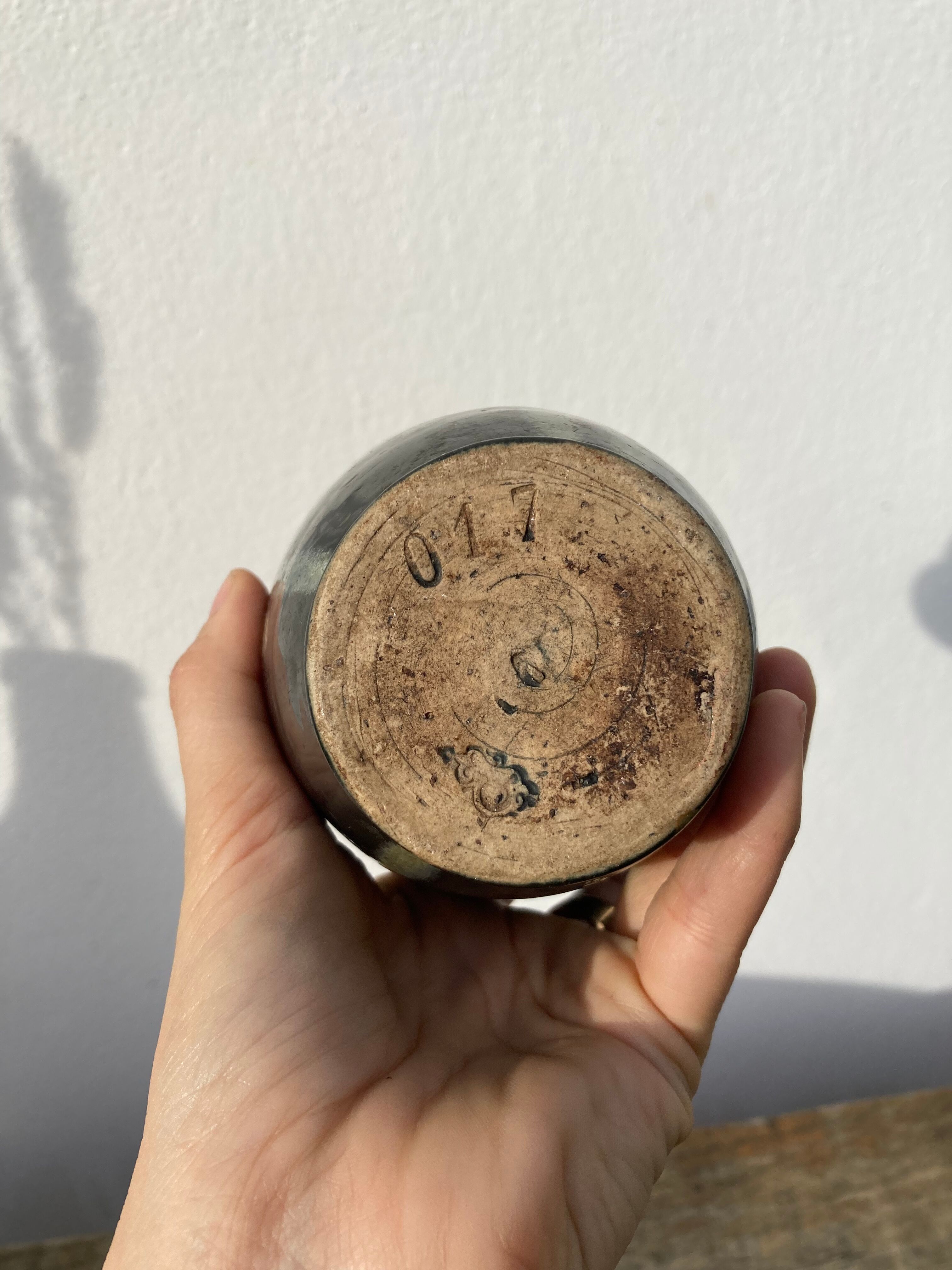 Art Deco stoneware vase signed Jean Pointu, 1920 Saint Amand en Puisaye
