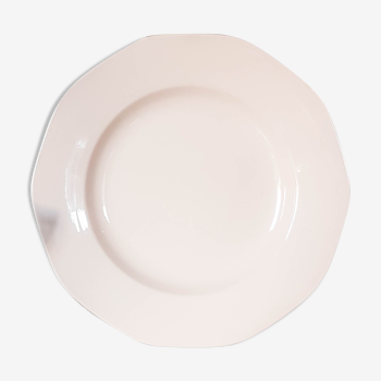 Hollow dish Rose Digoin Sarreguemines Badonvillier