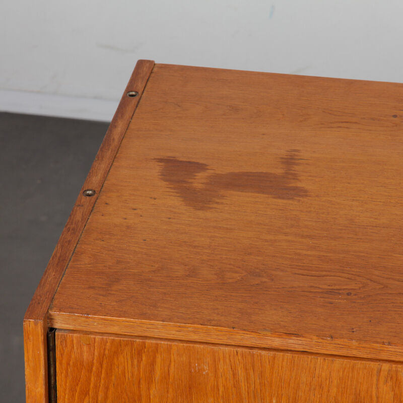 Vintage oak sideboard by Jiri Jiroutek, model U-458, 1960