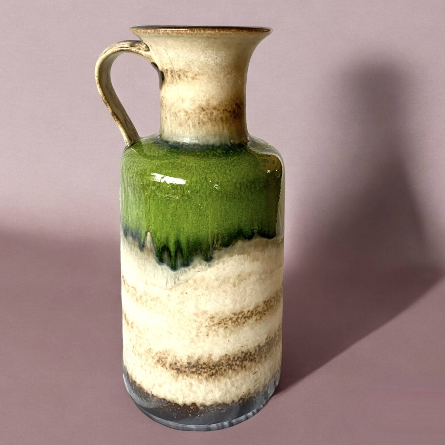 Vintage Jasba Keramik Vase - Fat Lava - West Germany N 602 12 40